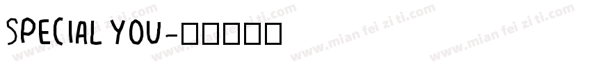 Special you字体转换
